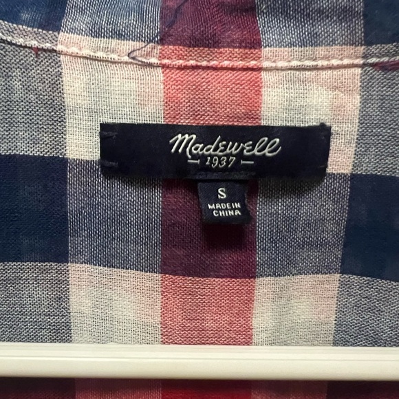 Plaid Button-Up Shirt - Picture 2 of 5